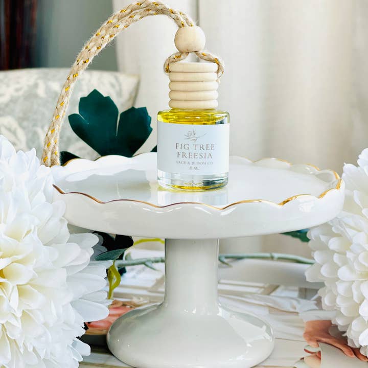 Fig Tree Freesia Car Diffuser for wholesale by Sage and Bloom Co