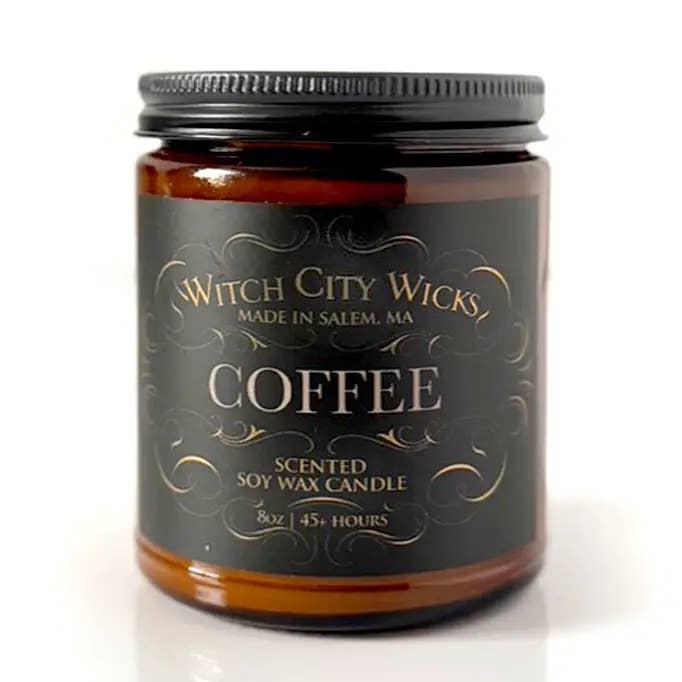 Coffee candle for wholesale by Witch City Wicks