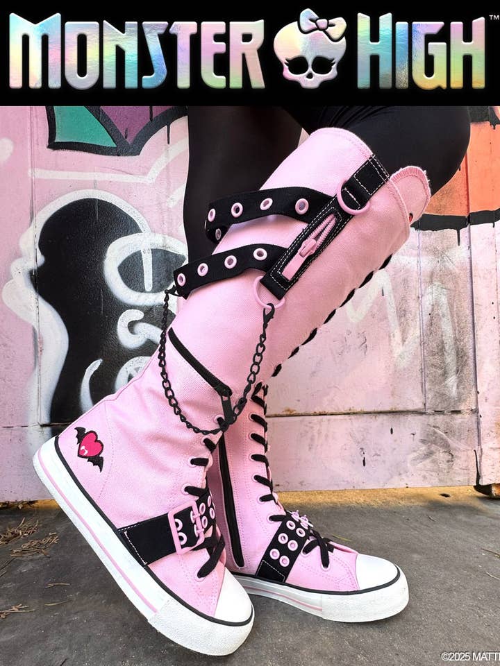 YRU Shoes - Wholesale Lifestyle Sneakers - Women's - RAWR XD DRACULAURA - PINK/BLACK1