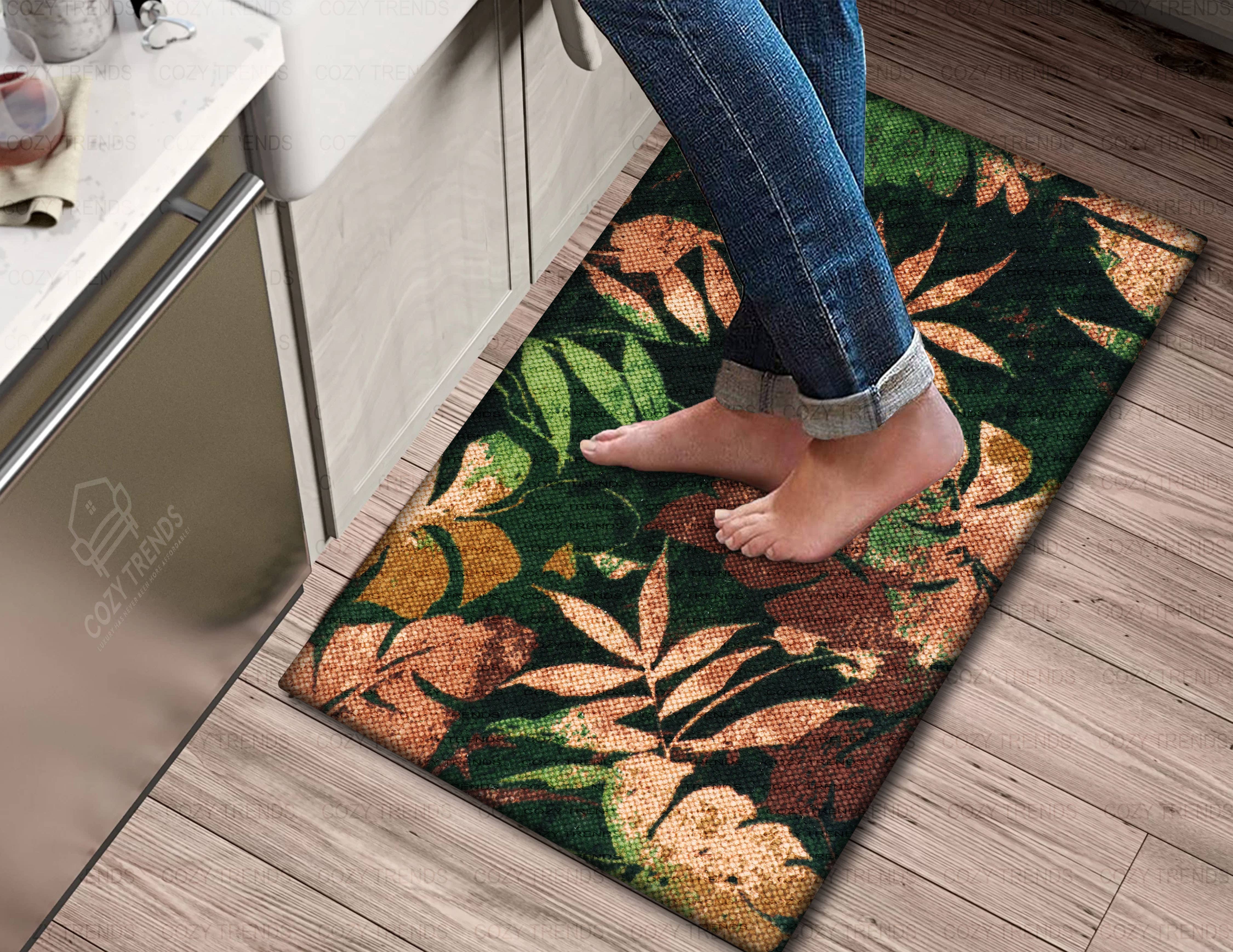 COZY HOMES COLLECTION - Wholesale Floor Mat - Standing Mat Cushioned Anti-Fatigue Kitchen Laundry 18x30''3