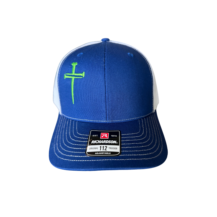 426 Creative - Wholesale Trucker Hat - Unisex - 3 Nail Cross, Rugged Cross Embroidered Hat, Structured Fit0