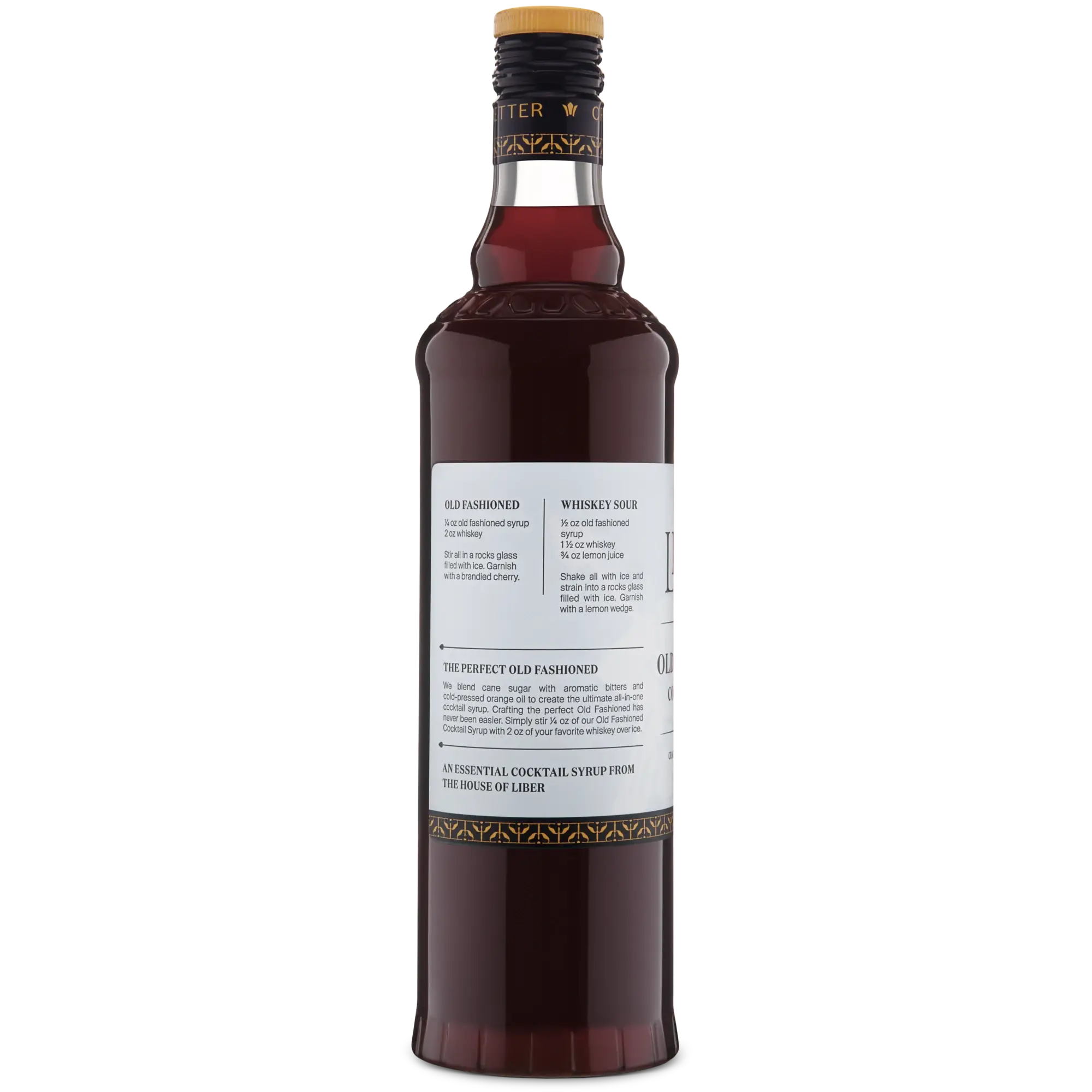 Liber & Co. - Wholesale Cocktail Mix/Syrup - Old Fashioned Cocktail Syrup1