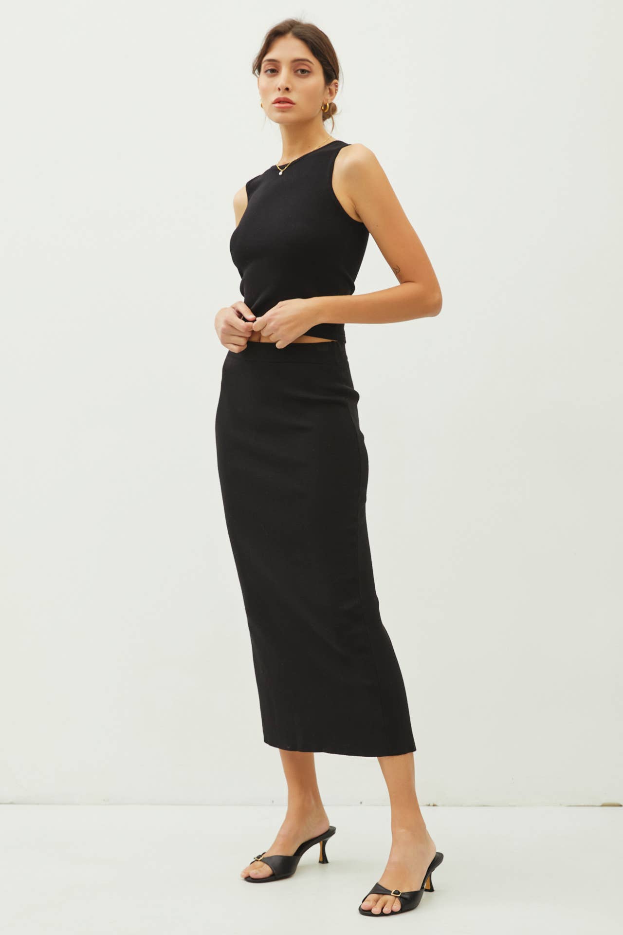 Be Cool - Vente Jupe – femme - JUPE MIDI TAILLE HAUTE EN MAILLE14