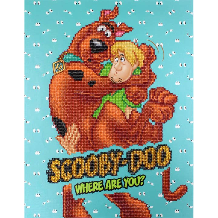 Multi Scooby-Doo Diamond Painting Kit for wholesale on Faire