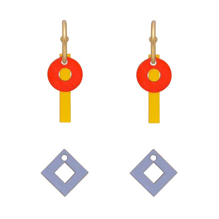 Brincos Color Set por atacado de Materia Rica ☀️