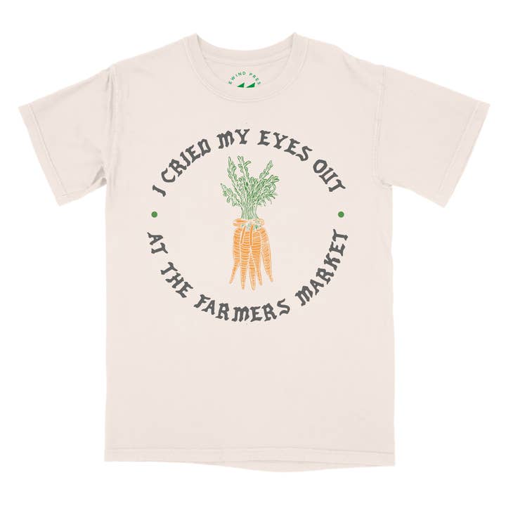 T-shirt Ik huilde mijn ogen uit op de boerenmarkt voor wholesale door Rewind Press