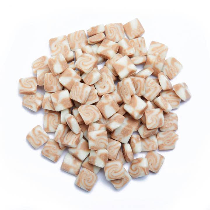 Marshmallow Smore Chunk Natural White & Brown Swirl, Marshmallow (28 lbs) for wholesale by Tootsi Impex