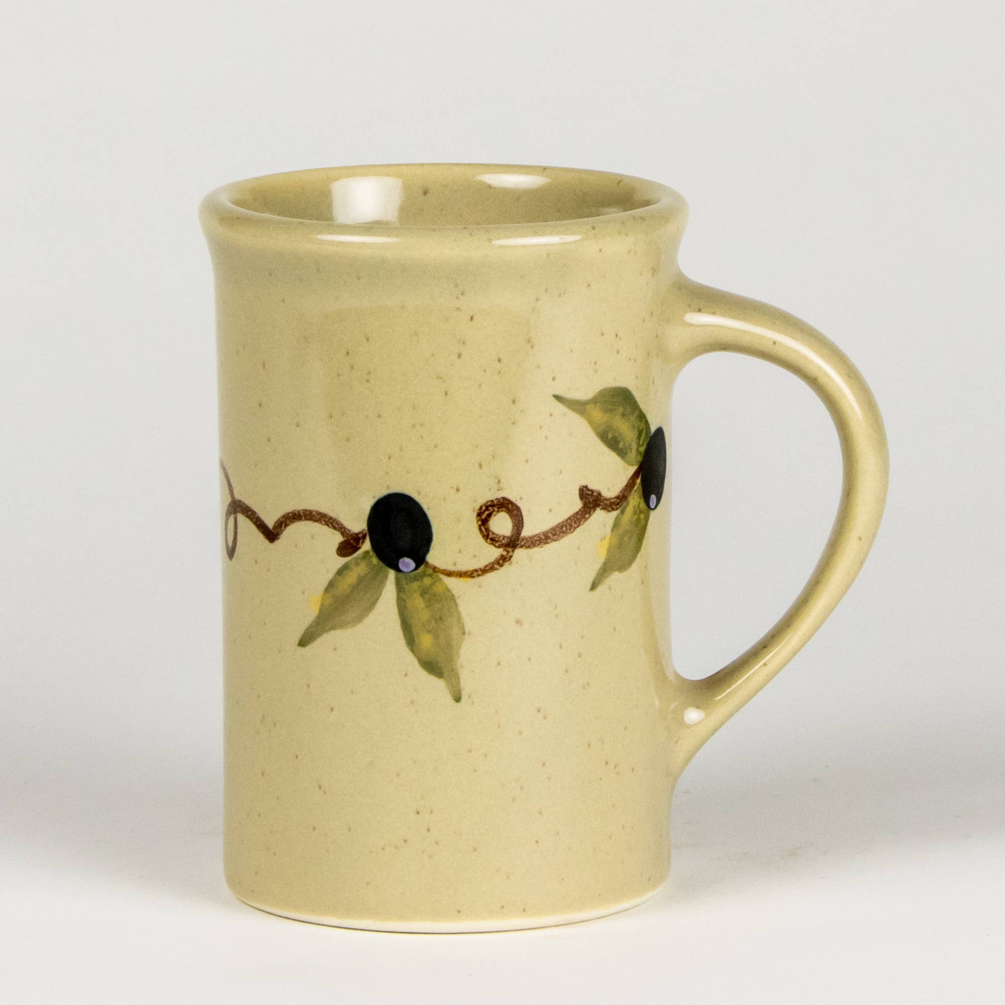 Emerson Creek Pottery - Vente Tasse à café - Tasse à thé en faïence 10 oz avec motifs botaniques peints à la main7