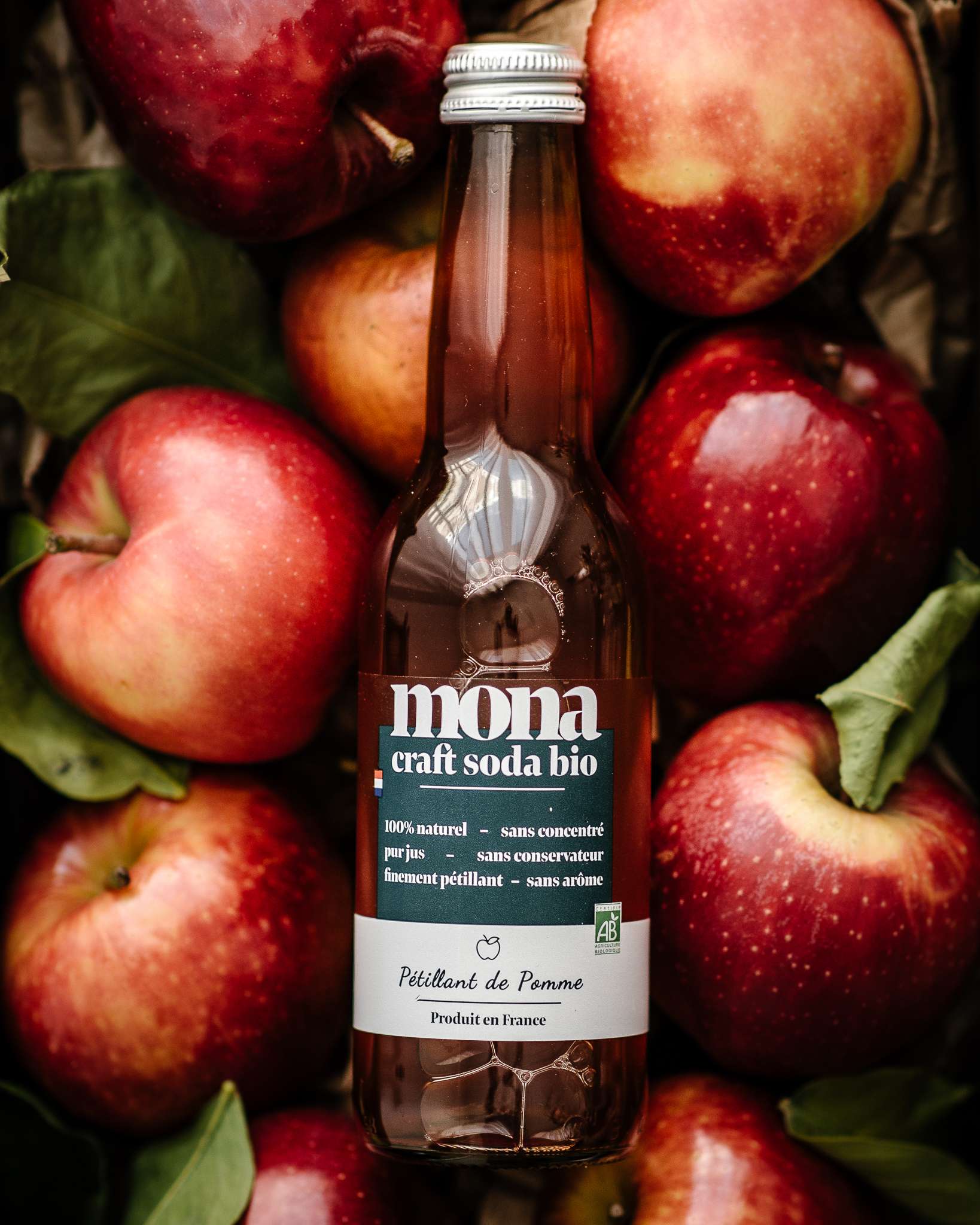 Appie - Wholesale Soda/Carbonated Drink - Craft soda MONA - Organic Sparkling Apple (33cl)1