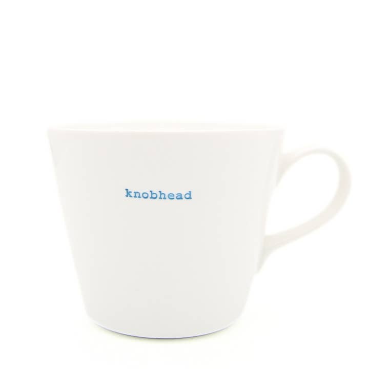 Keith Brymer Jones - Mug 350ml - knobhead (blue) for wholesale by Forma House