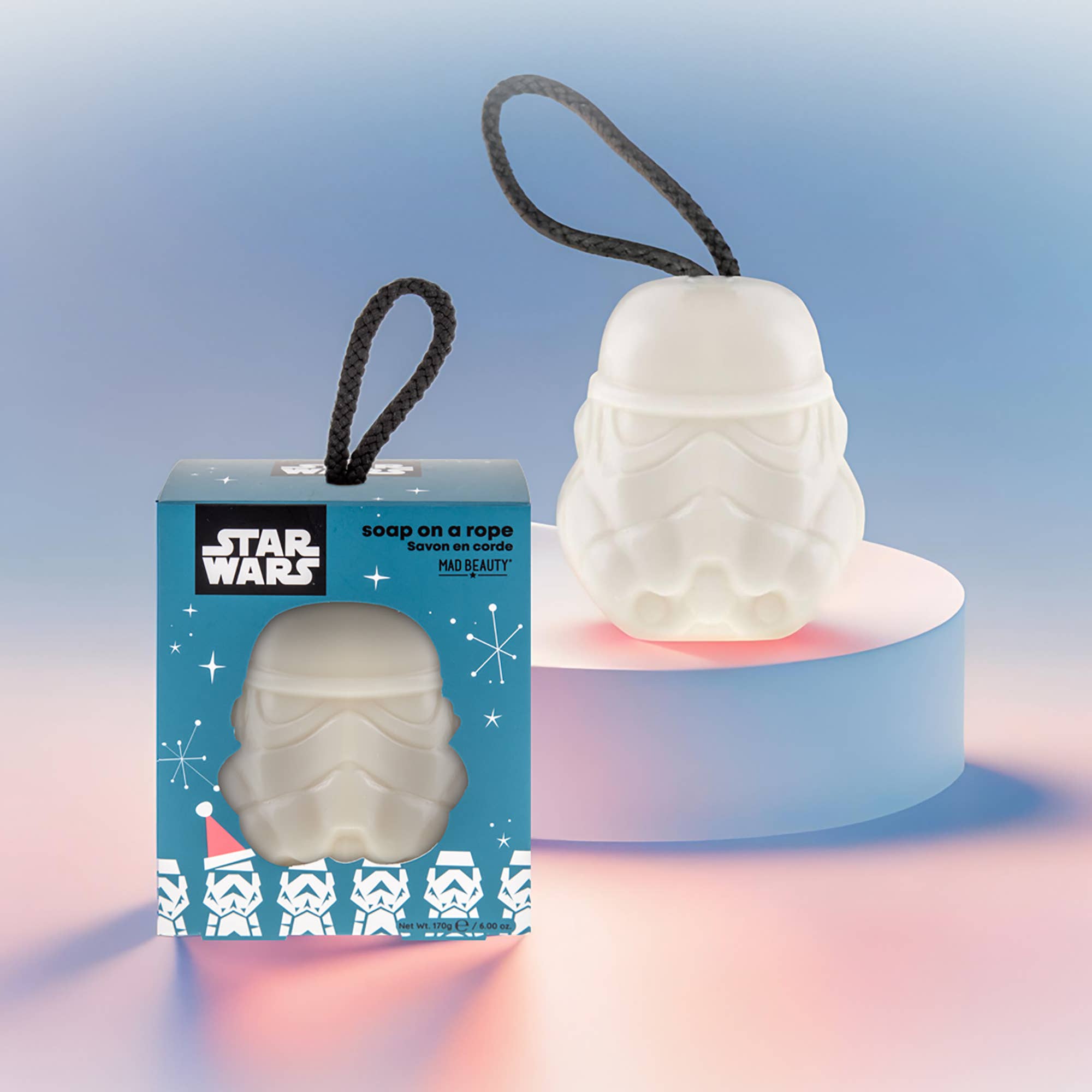 Mad Beauty USA LLC - Wholesale Bar Soap - Men's - Star Wars Storm trooper Soap on a Rope3