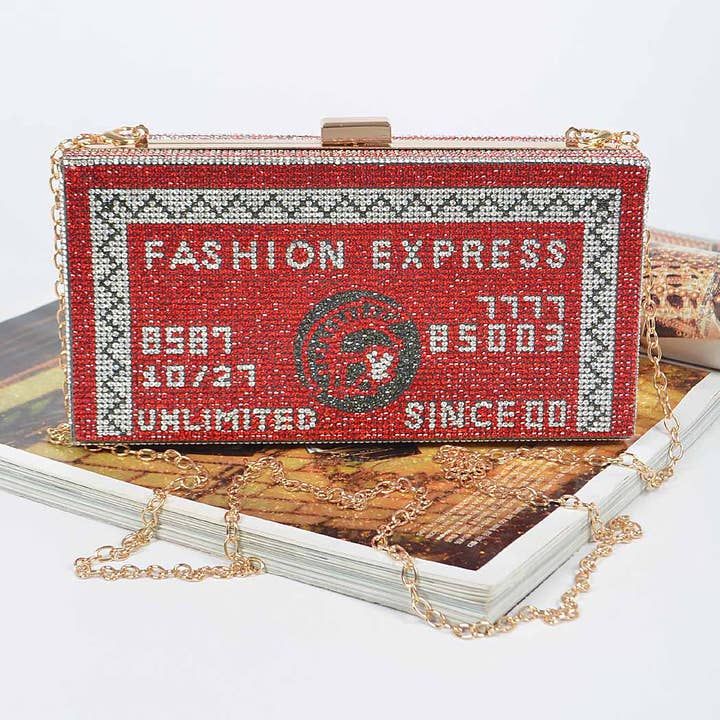 3AM BY H&D ACCESSORIES – Bolsa - Mulher por atacado – Clutch para cartão de crédito com strass9