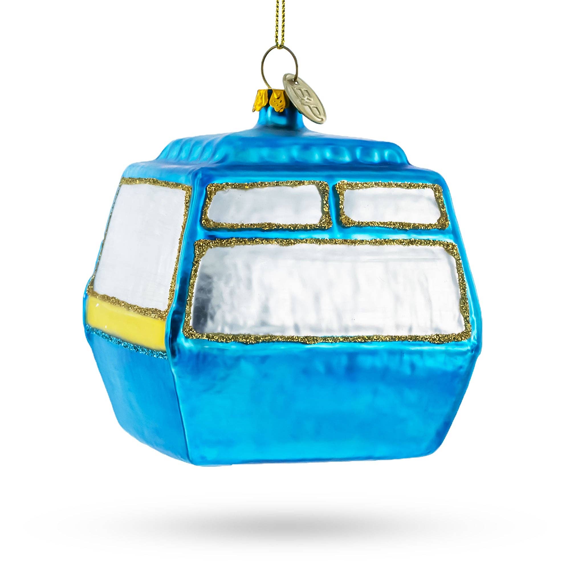 BestPysanky - Wholesale Ornament - Mountain Bliss Ski Gondola Glass Ornament2