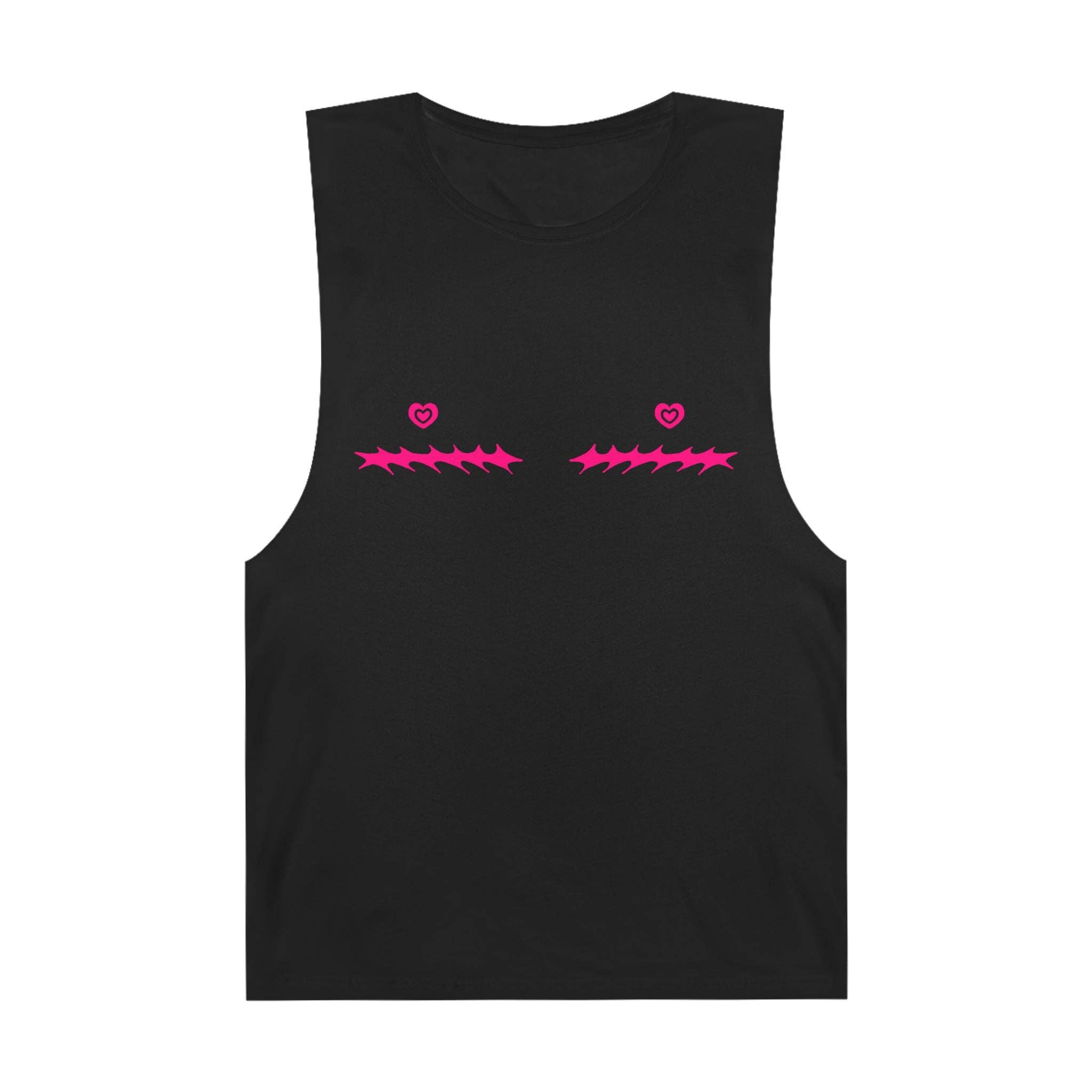 SoftBoysClub - Wholesale Tank Top - Men's - Heart Nipple Top Surgery Scars Tank Top0