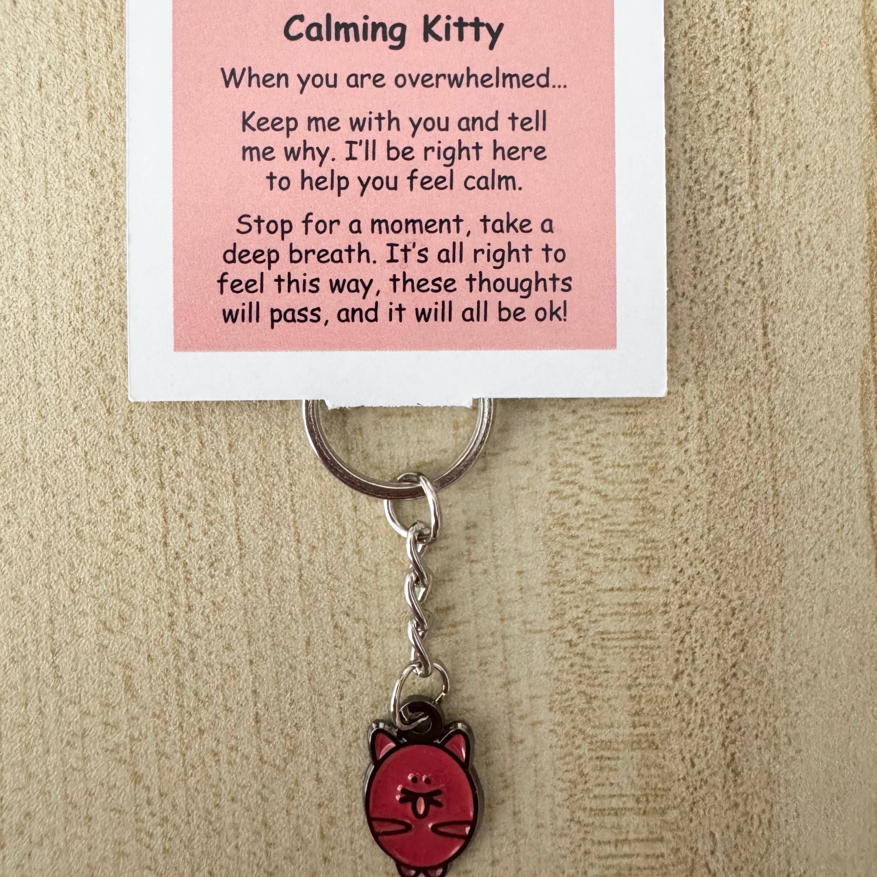 Little Joys - Wholesale Keychain - Women's - Calming Kitty Keychain