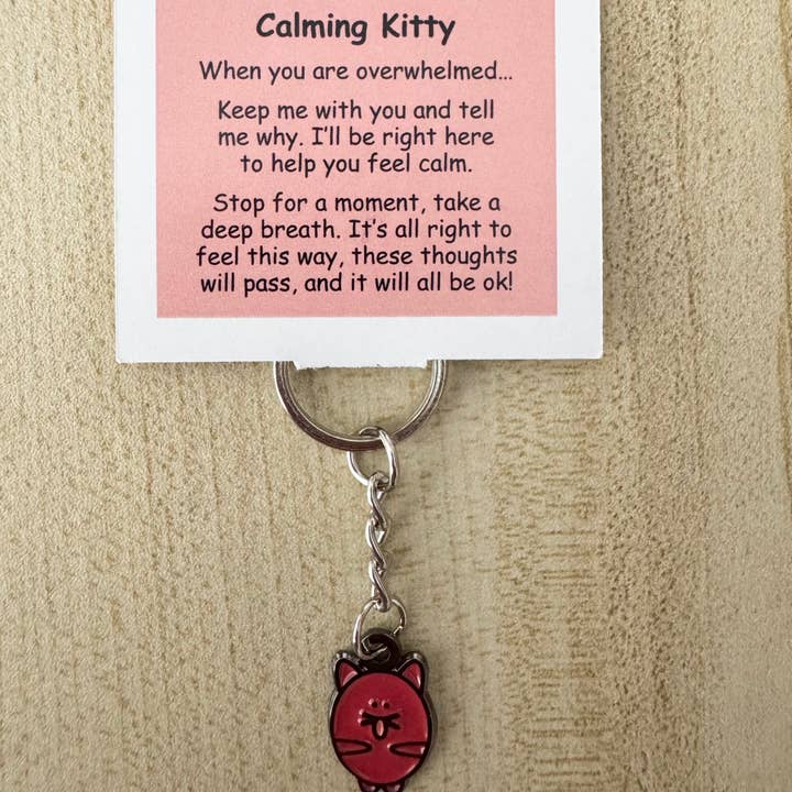 Little Joys - Wholesale Keychain - Women's - Calming Kitty Keychain0