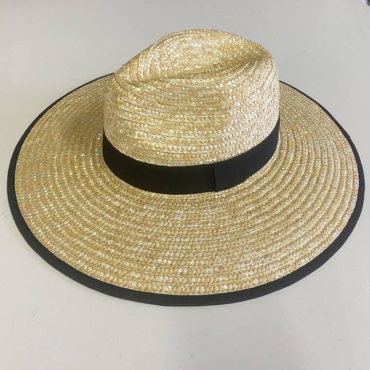 ACCITY - Wholesale Straw Hat - Women's - LARGE BRIM STRAW HATS FOR WOMENS BEACHWEAR_CWAH115717