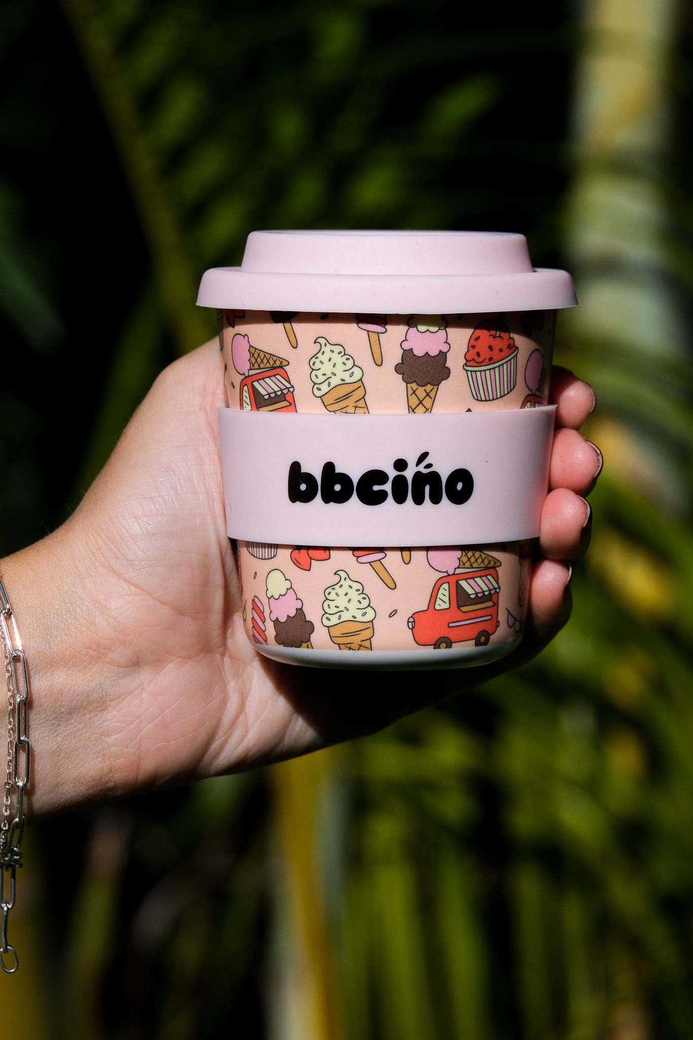 BBcino - Wholesale Drinking glass/cup – Kids & Baby - Scoops in Pink Kids Keep Cup - 240ml (STRAW INCLUDED)6