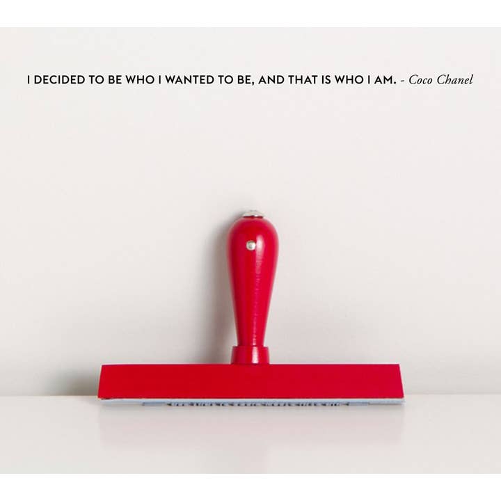 Wms&Co. - Wholesale Rubber/Decorative Stamp - Philosophical Quote Hand Stamp and Inkpad - Single Line33