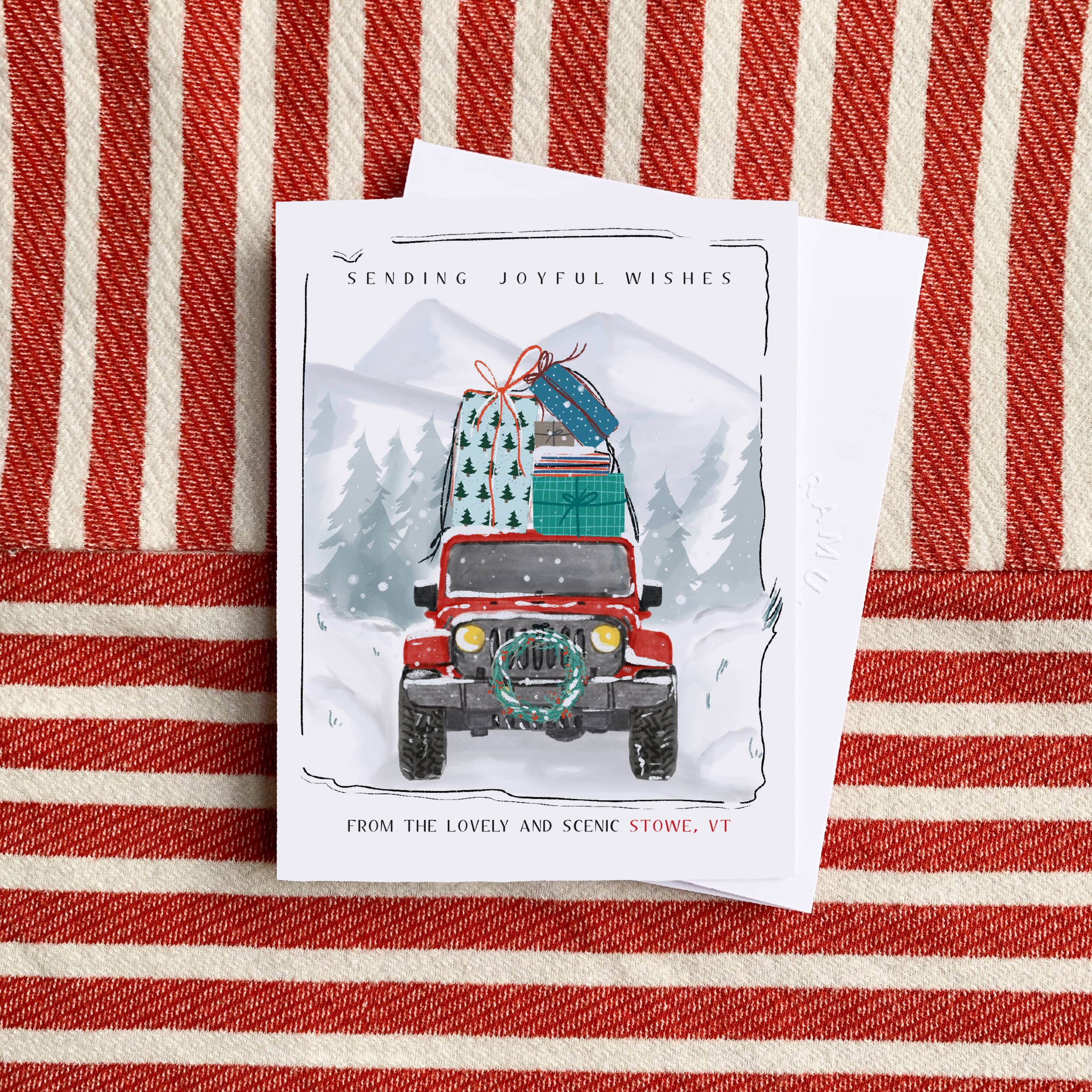 Ramus & Co. - Wholesale Season's Greetings Card - Semi-custom Holiday Card 🎄8