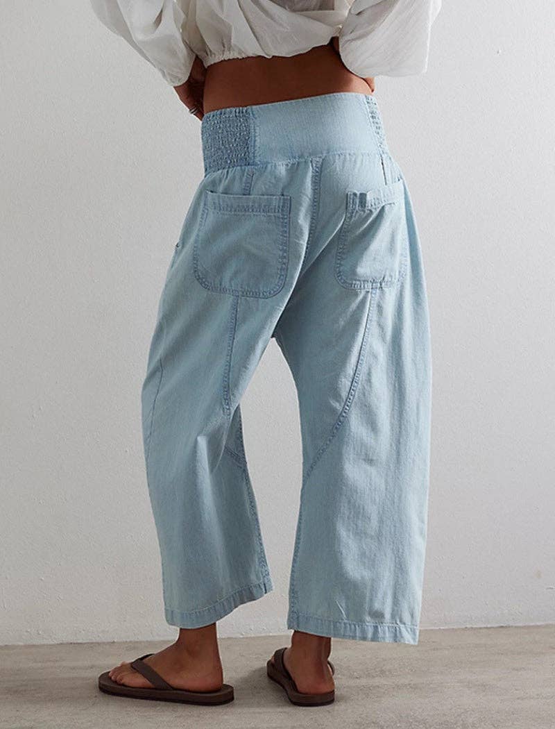 safistyle - Wholesale Pants - Women's - Relaxed Fit Cropped Harem Pants3