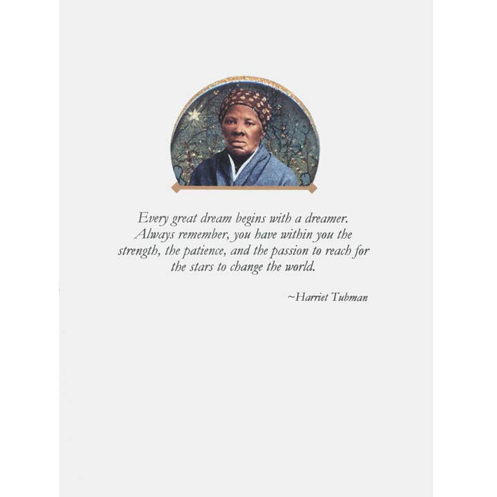 Harriet Tubman Card for wholesale by Lumia Designs