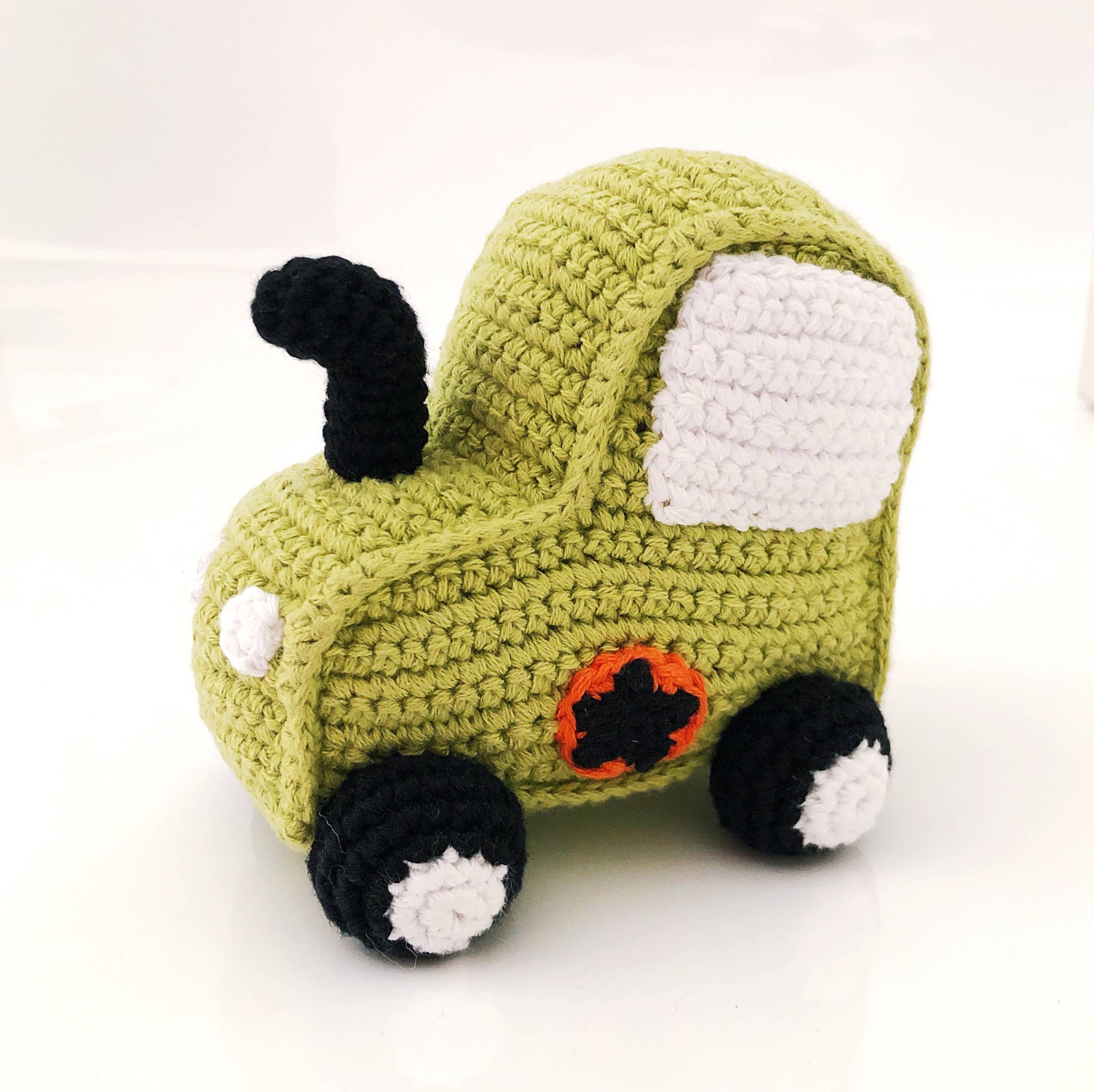 Pebblechild - Venta al por mayor Peluche - Niños y bebés - Sonajero de tractor de juguete de ganchillo para bebé