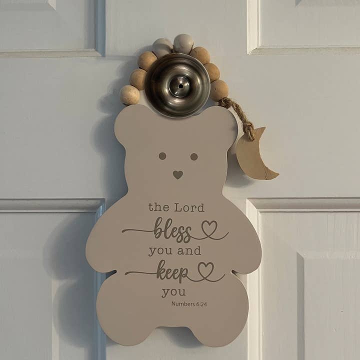 Bjørnens lur-dørhåndtagsskilt for engroshandel hos Abbey + CA Gift