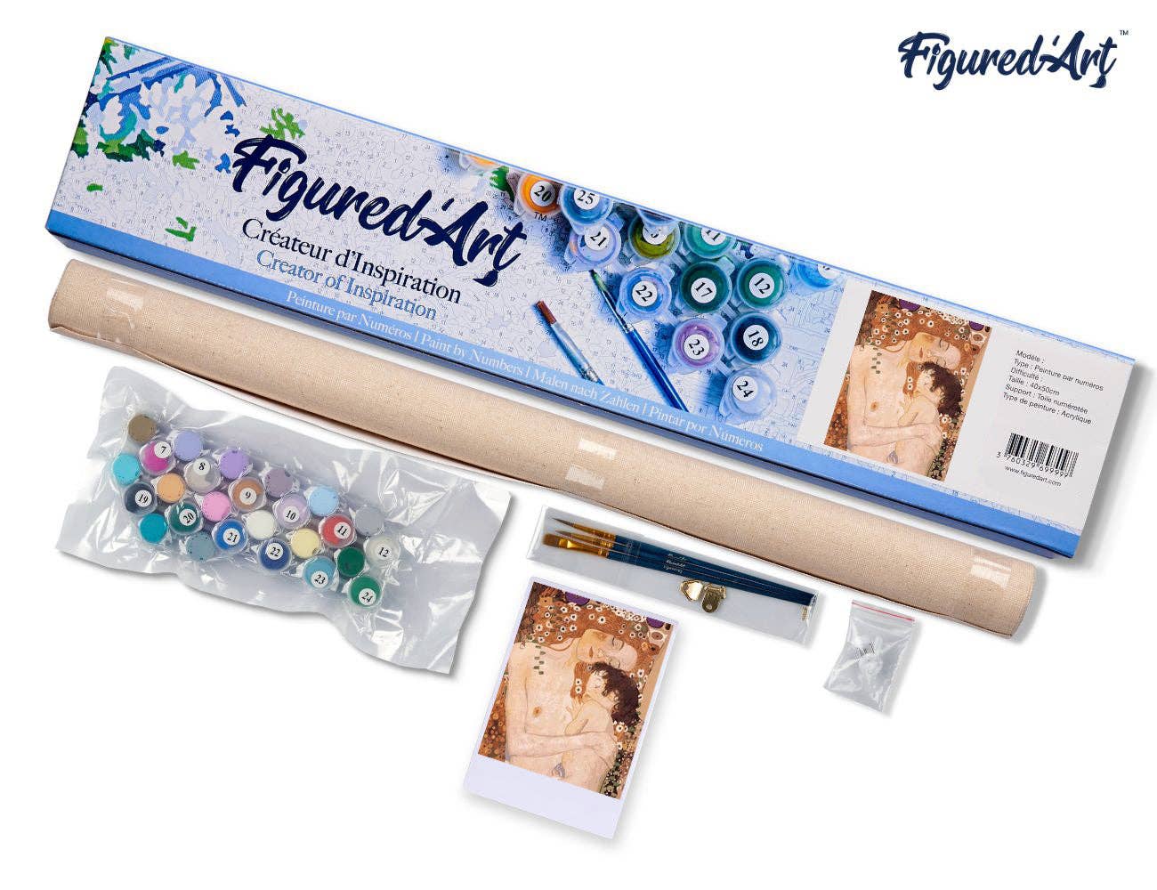 Figured'Art - Wholesale DIY Craft Kit - Paint by numbers Mother and Child4