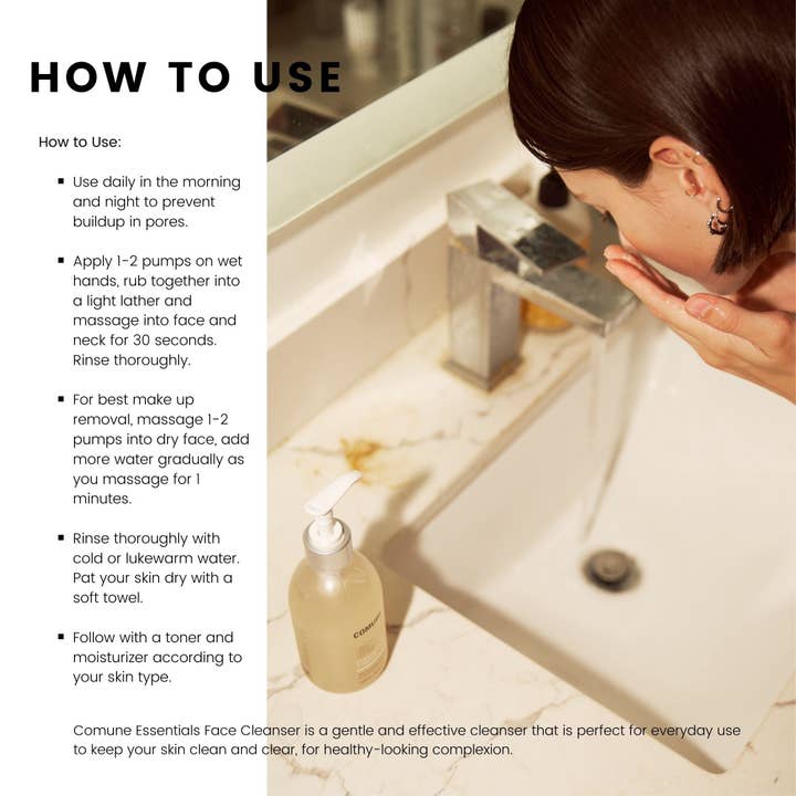 COMUNE - Wholesale Facial Cleanser - Essentials Face Cleanser18