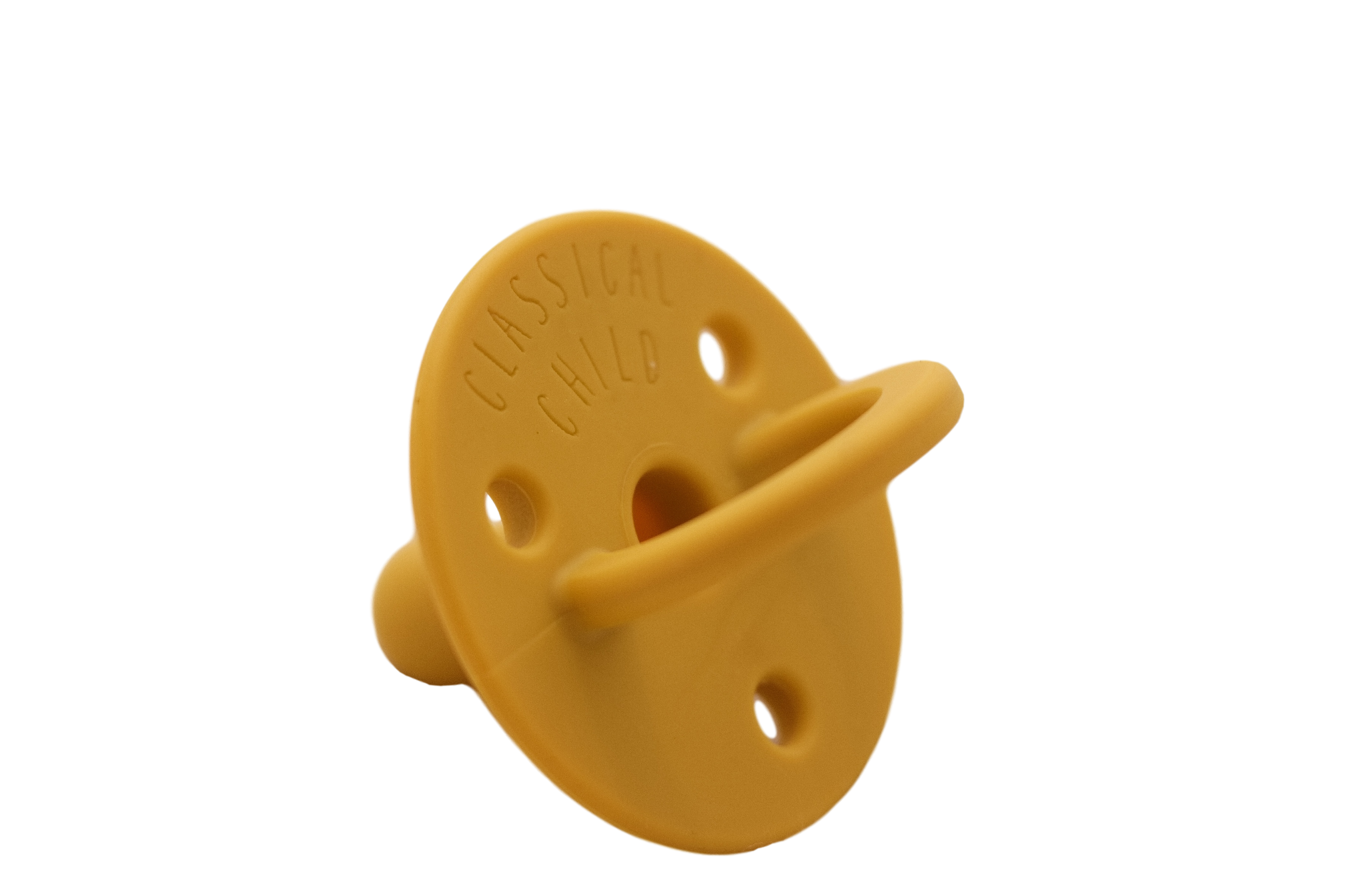 Classical Child - Wholesale Pacifier - Baby - Eco-Friendly Baby Pacifier in Mustard Color6