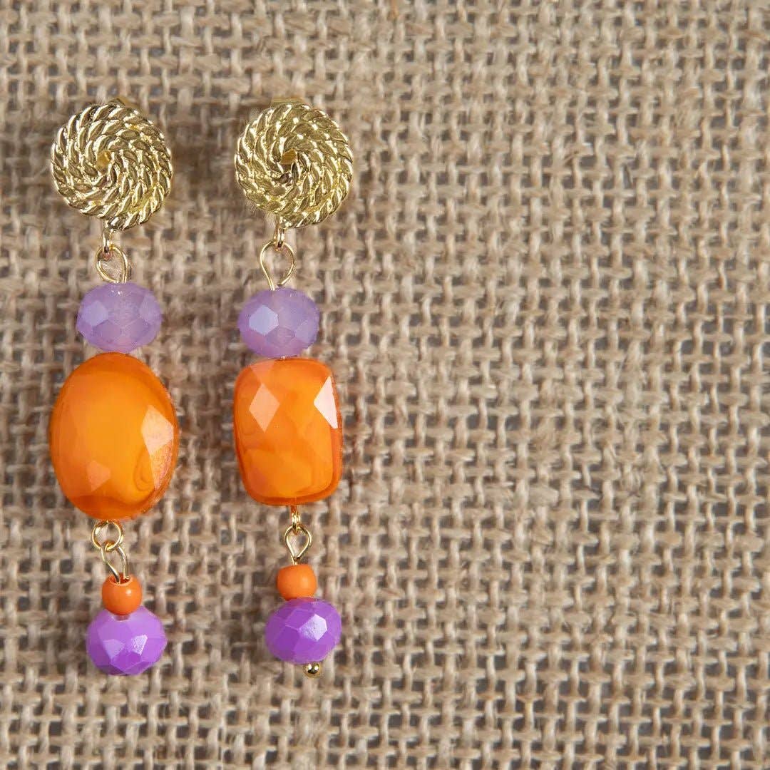 OE! - Wholesale Dangle Earrings - Sunburst Shine - earrings1