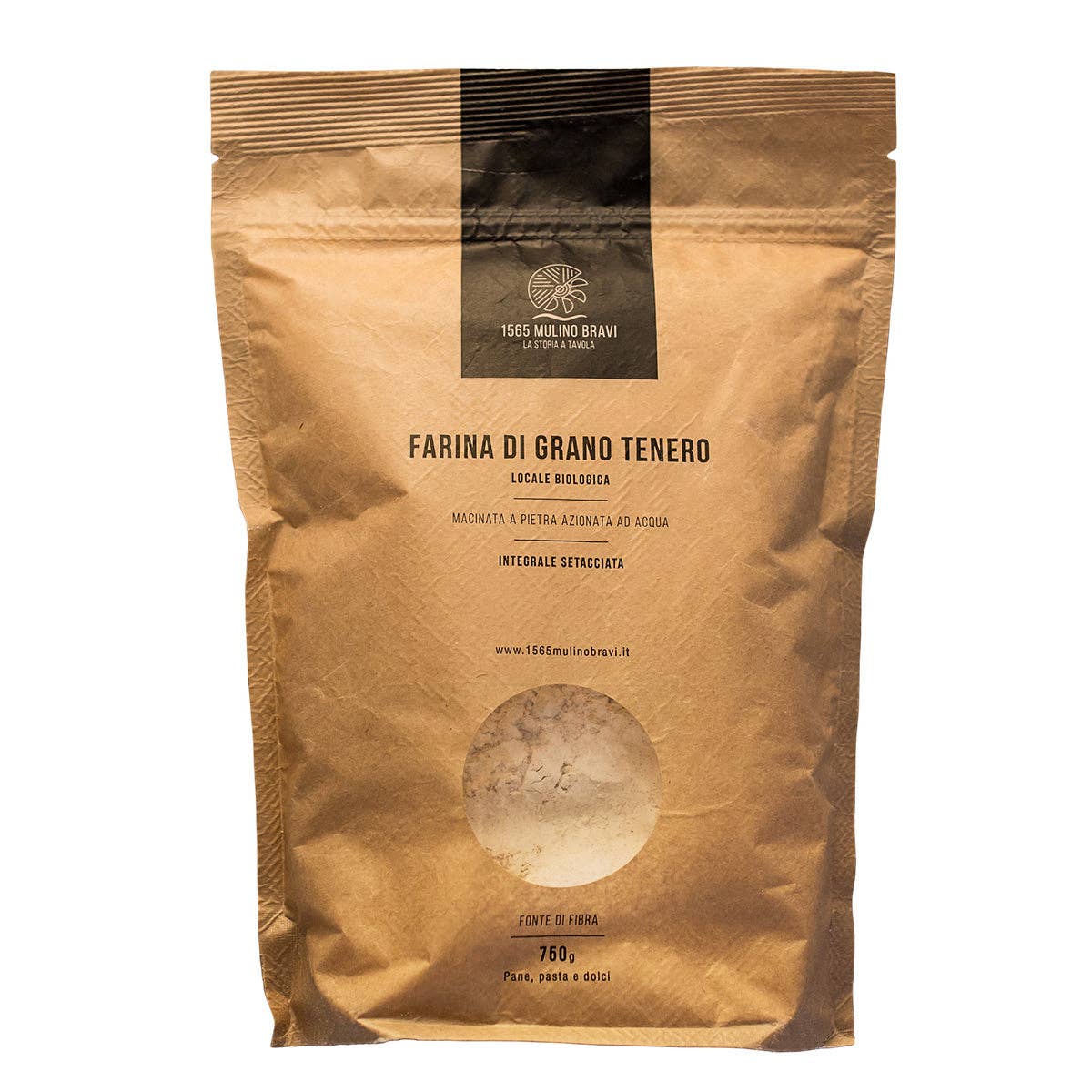 1565 Mulino Bravi - Vendita all'ingrosso Farine - Farina di grano tenero (tipo2) Bio,Handmade,Made in Italy0