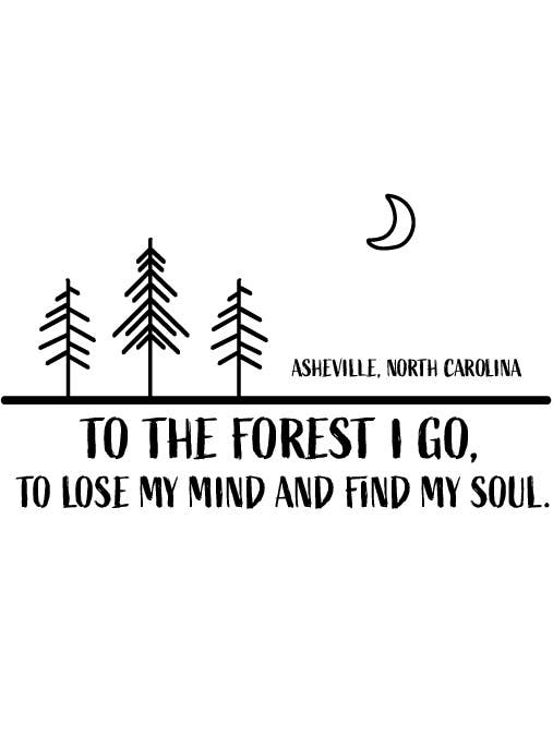 MT Brand Apparel - Wholesale Screen Printed T-Shirt - Women's - Forest or Beach " Find My Soul" Customizable Ladies Tee2