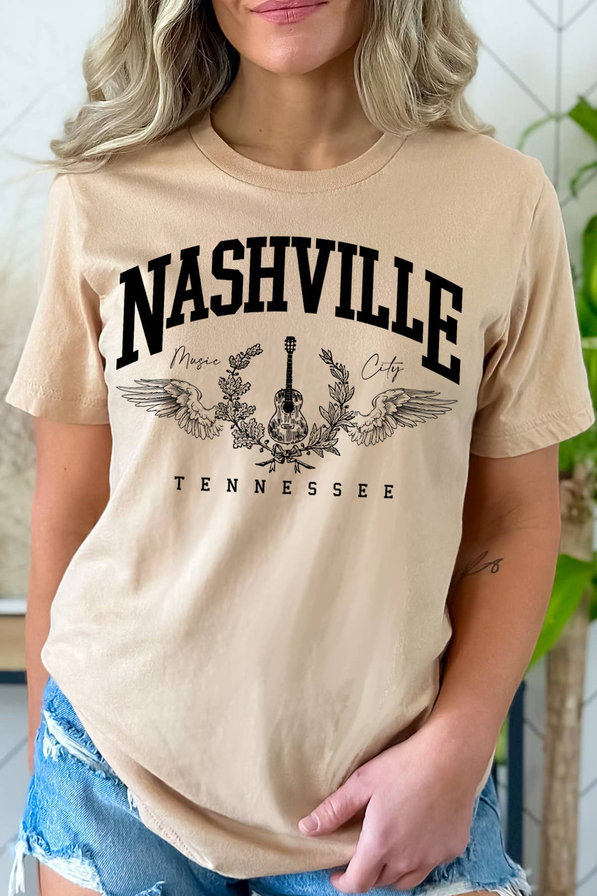 BouTeeQue Closet - Vente T-shirt sérigraphié – femme - BTJL5157 À NASHVILLE3