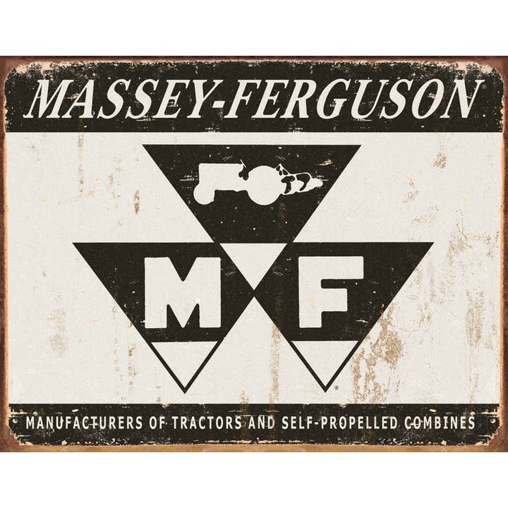 Massey Ferguson Logo Tin Sign for wholesale by Desperate Enterprises