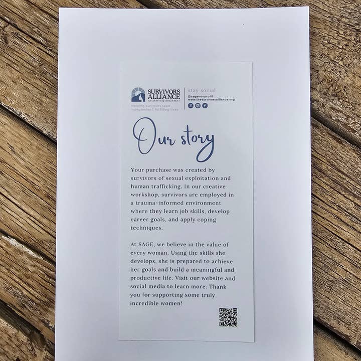 Survivors Alliance for Growth and Employment - Wholesale Art Print - Snowy Pines Watercolor Prints -Set of 22