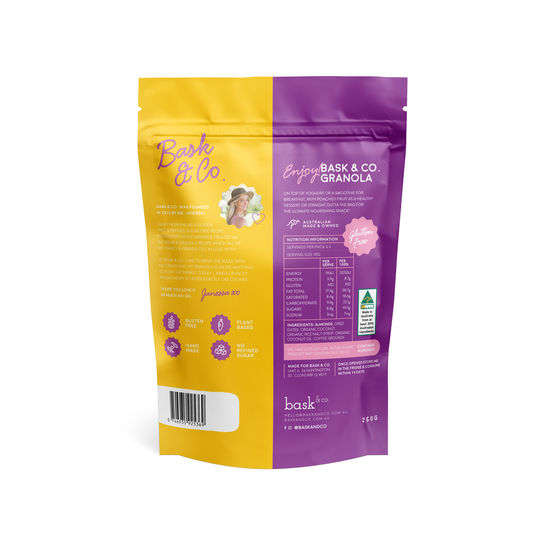 Bask and Co - Wholesale Granola - Caramel Coffee Gluten Free Granola1