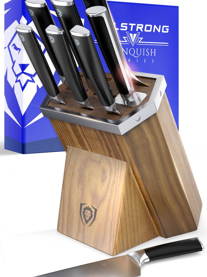 Ensemble de 8 blocs à couteaux | Série Vanquish | Certifié NSF | Dalstrong © pour la vente par Dalstrong