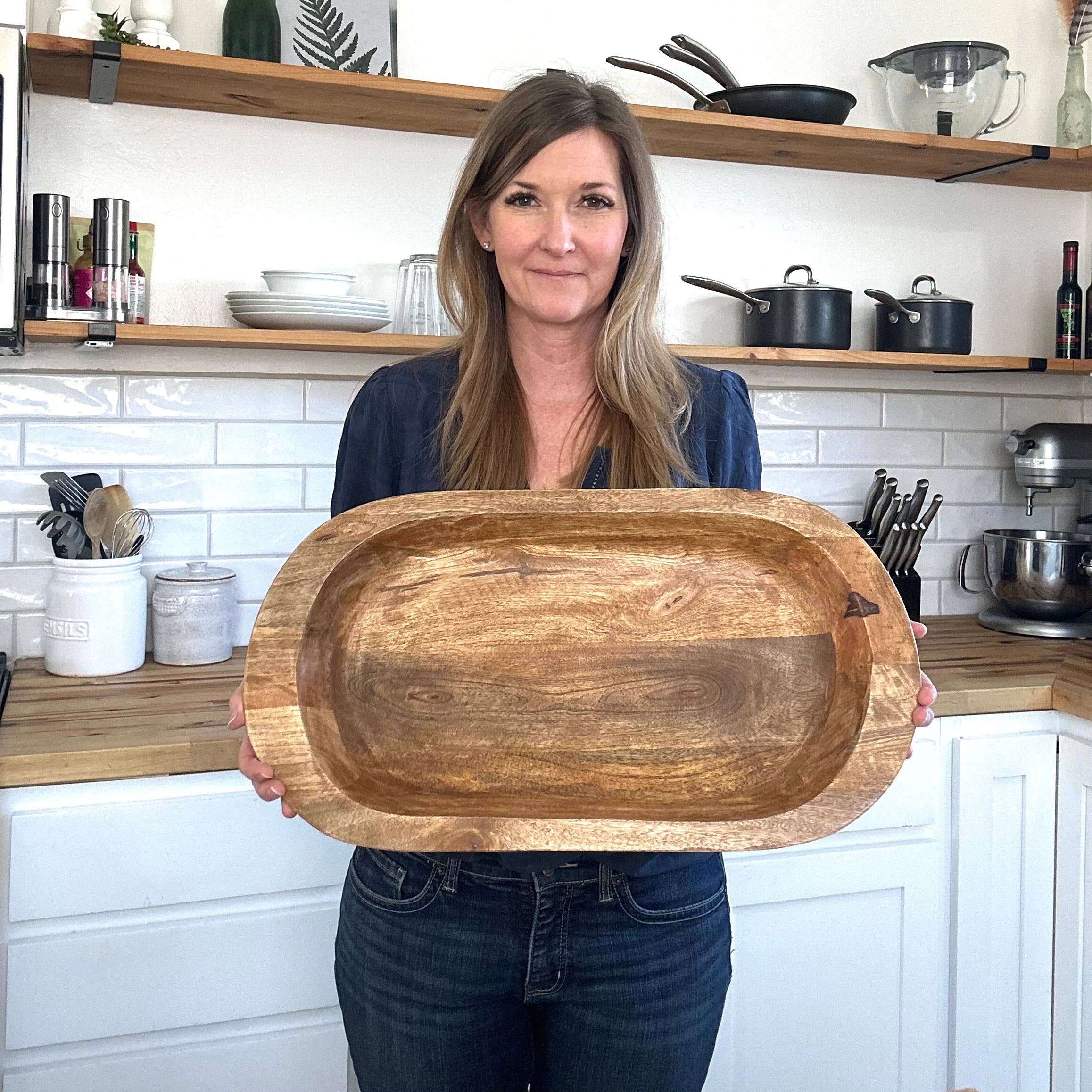 My Grounded Living - Wholesale Decorative Plate/Dish/Bowl - Food Grade Dough Bowl 22x125