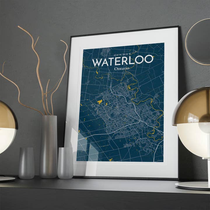 OurPoster.com - Wholesale Poster - Waterloo City Map Poster199