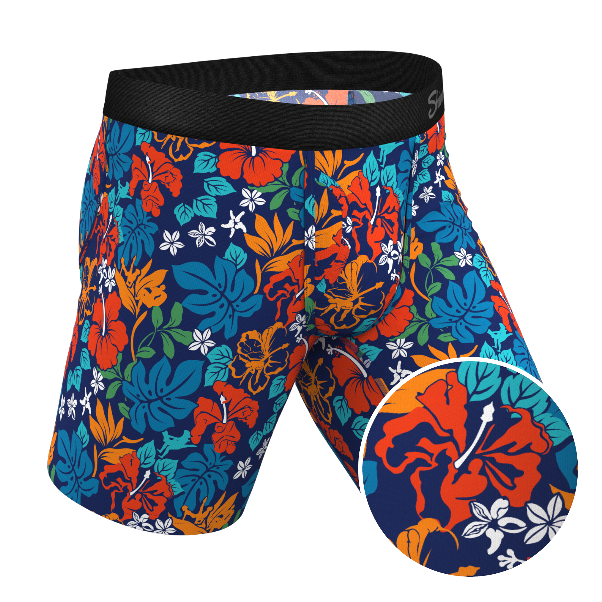 Shinesty, Inc – Großhandel Unterwäsche – Herren – Der Get Lei'd | Freche tropische Long Leg Ball Hammock® Pouch Unterwäsche mit Eingriff0