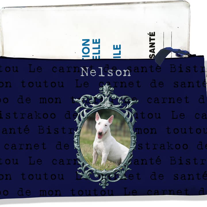 Pellicola protettiva personalizzata con cerniera per libri sanitari per cani per la vendita all'ingrosso da parte di BISTRAKOO
