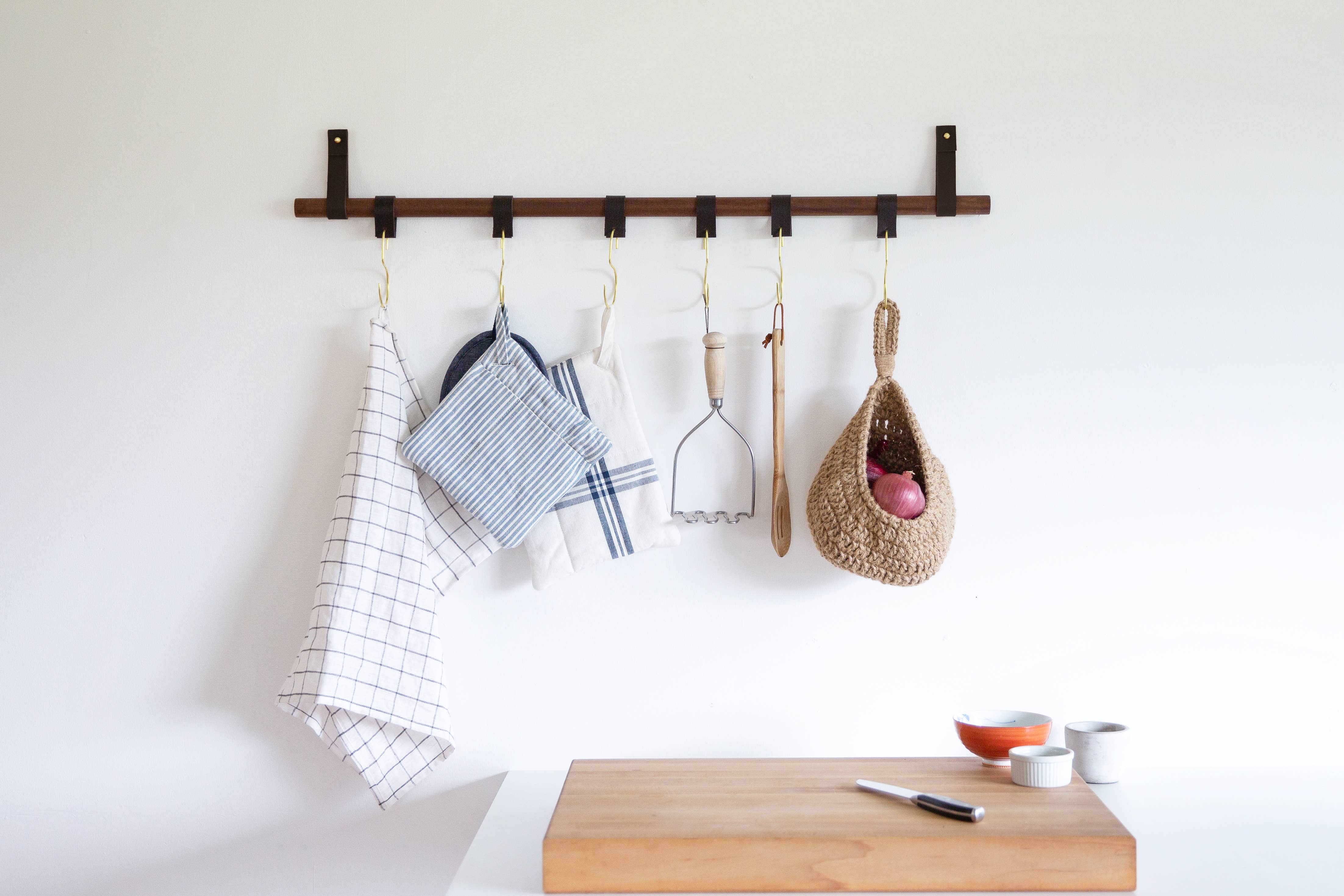 Keyaiira - Wholesale Wall Hook - Leather Loops & Hooks [Set of 3]6