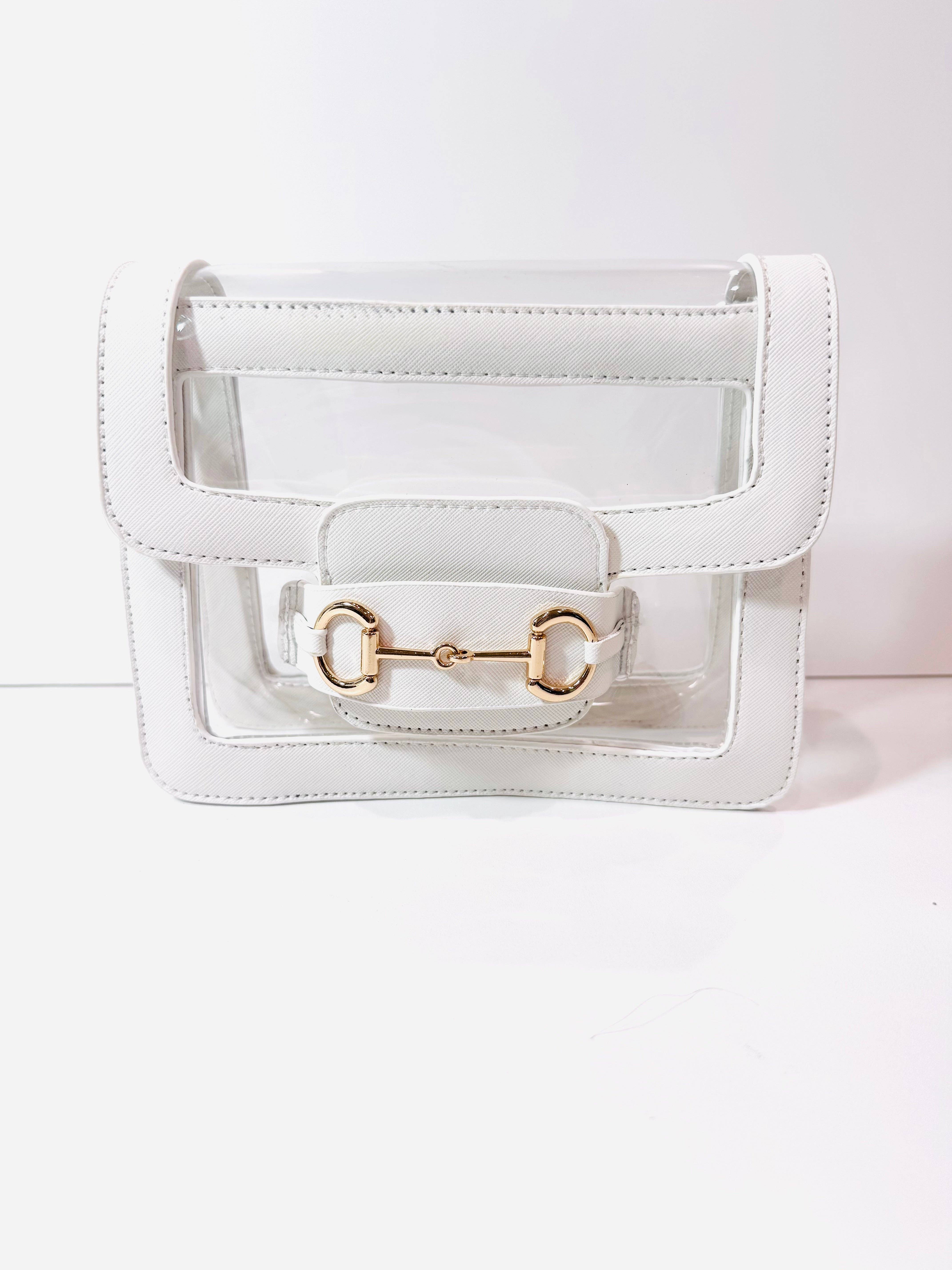 Gameday Luxe - Wholesale Crossbody Bag - Women's - The Ashley Clear Handbag1