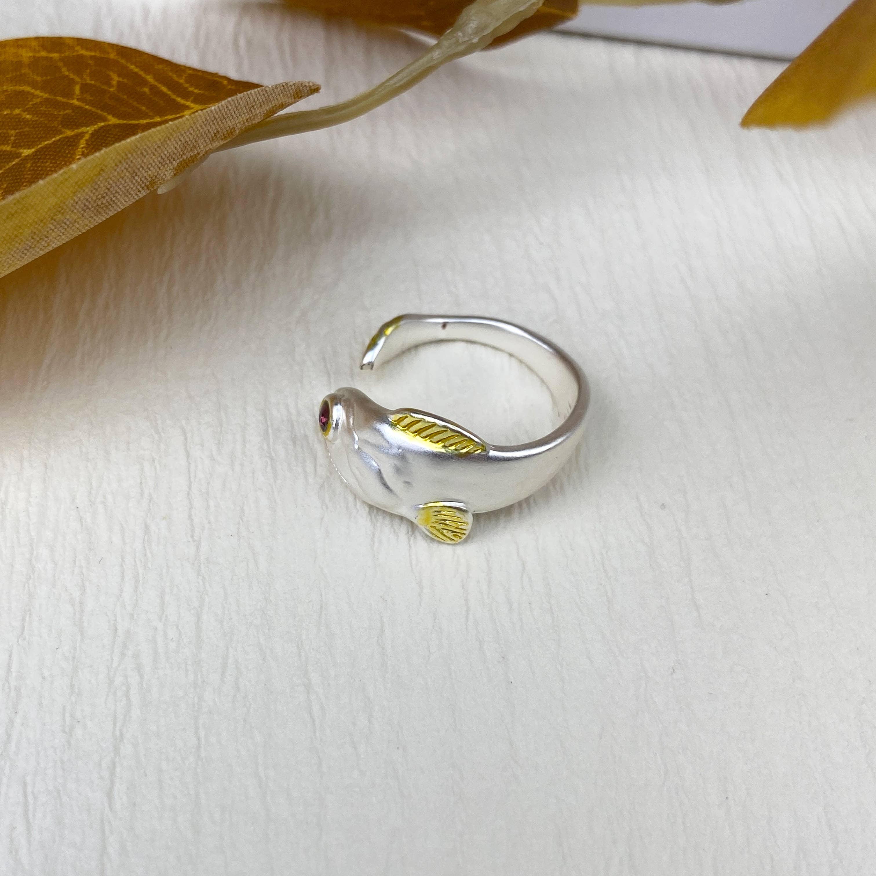 mildstyles - Wholesale Cocktail/Statement Ring - Fashion Goldfish Ring1