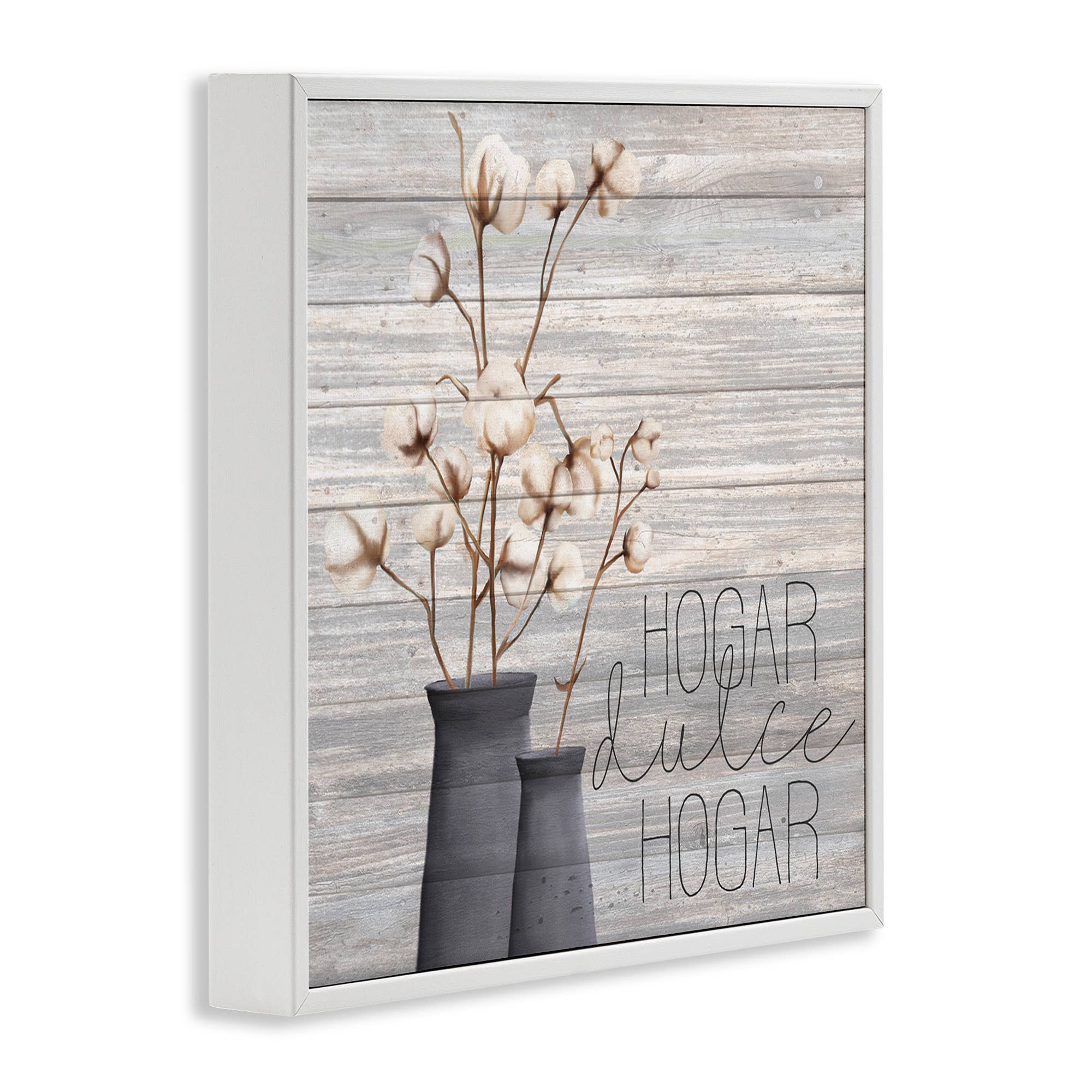 Stupell Industries - Wholesale Wall Decor - Kids & Baby - Hogar Dulce Hogar con Algodón Framed Giclee Art33