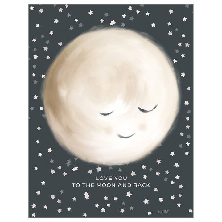 Kleiner Mond - Glaube Freundschaft + Liebeskarte für den Großhandel von On The Bright Side