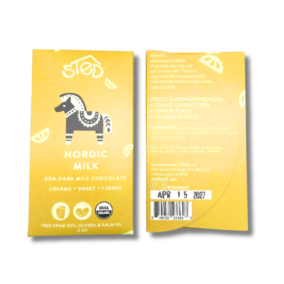 Sted Foods – Großhandel Schokoriegel – Mini Nordic Milk Schokolade4