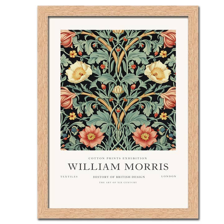 Cuadro enmarcado de 11" x 8" de William Morris 2647. para venta al por mayor de Gator cards